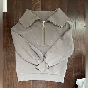 Varley Vine Half-zip Pullover in Deep Charcoal- Size XS